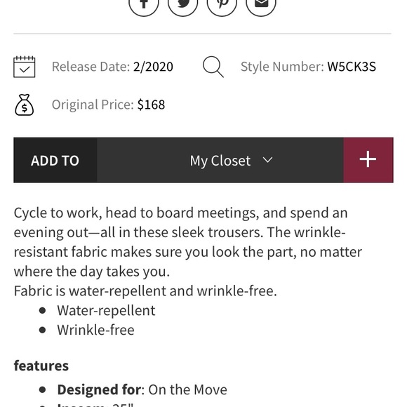 Robert geller X lululemon trousers - Picture 3 of 12